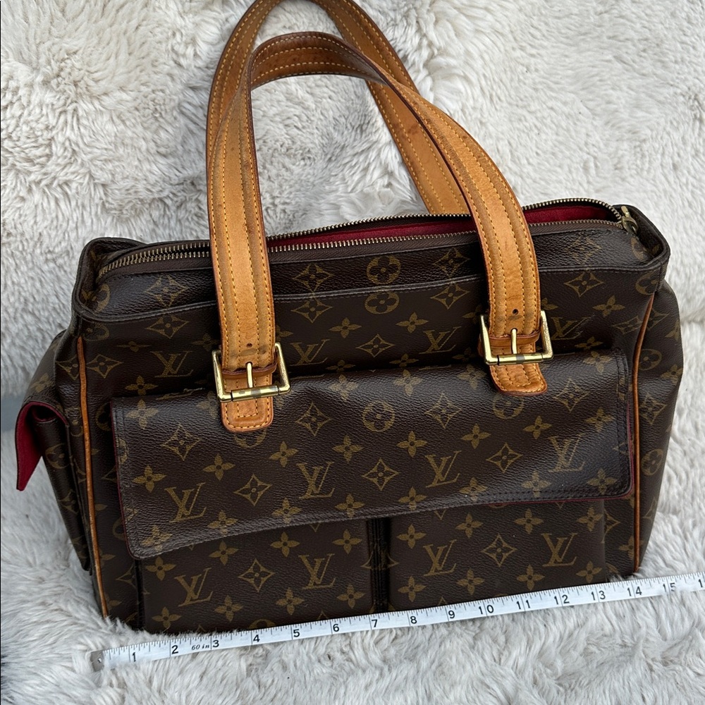 Louis Vuitton Monogram Tote with Tan Accents
